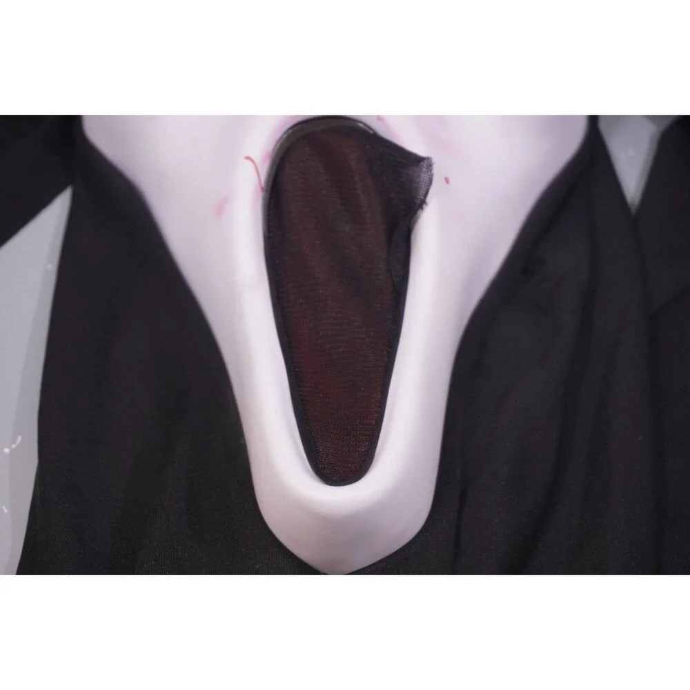 Scream Ghost Face Mask Spirit Halloween Hood w/ Strap Custom Paint - Picture 3 of 6